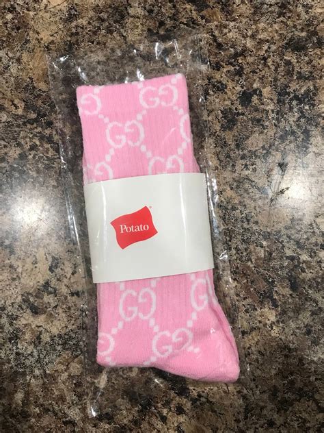 imran potato pink gucci socks|imran potatoes.